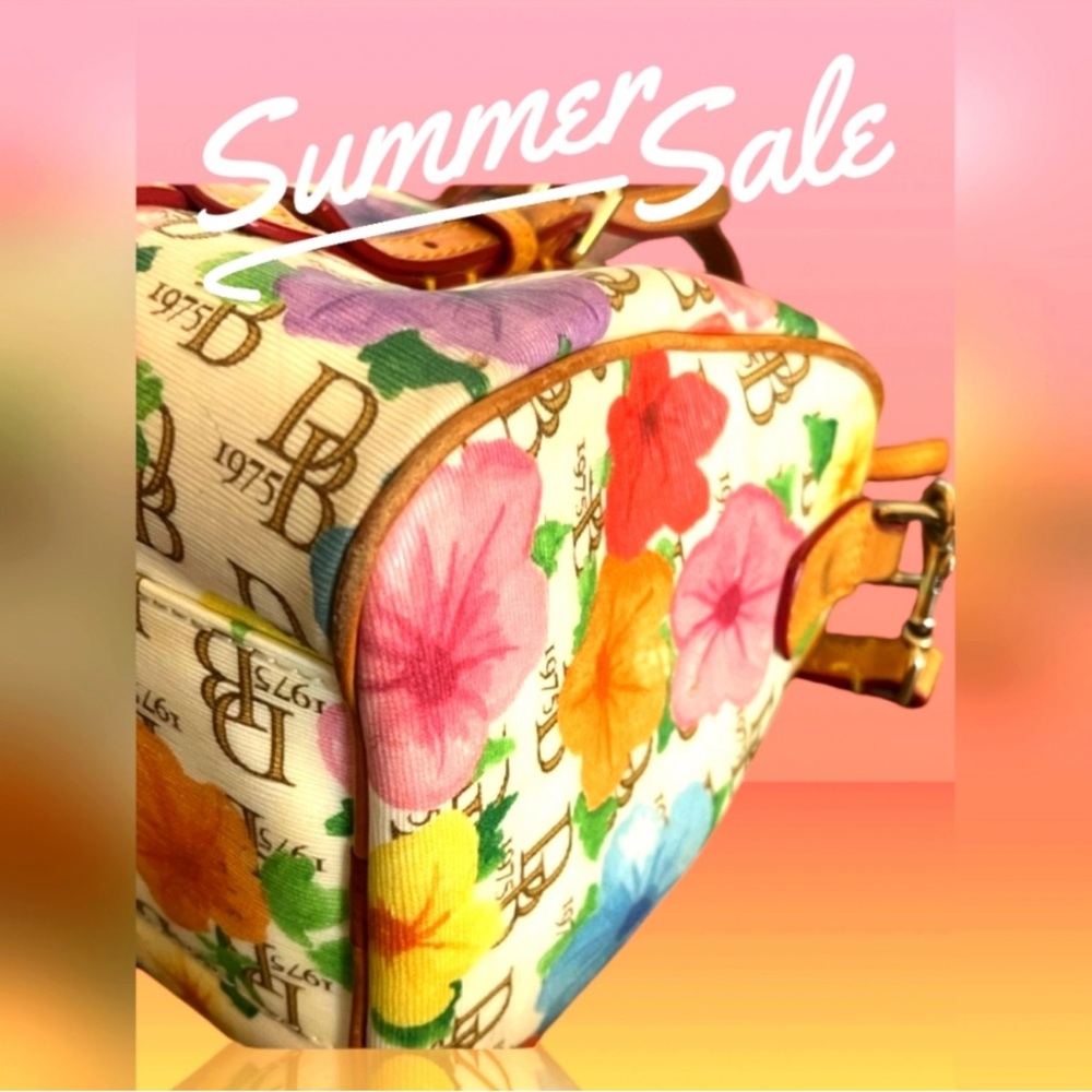 Dooney & Bourke Floral Satchel Bag in Multicolor - Picture 4 of 14